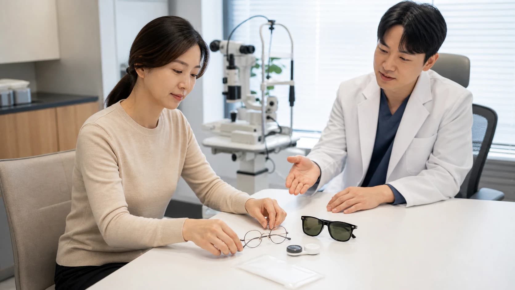 방문 목적과 예정 검사 조건을 정한 뒤 최신 준비 지침을 고르는 도해