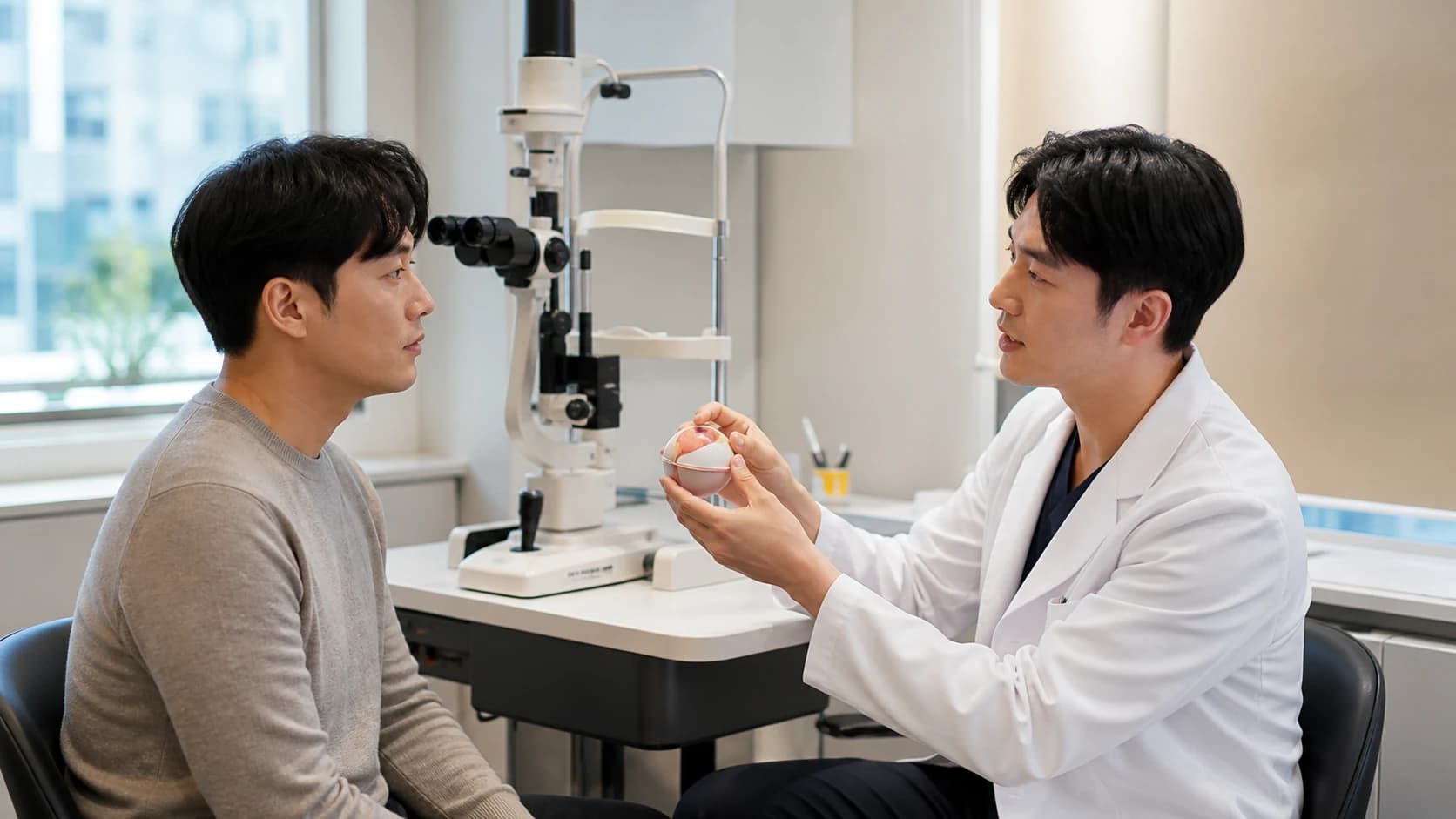 라섹 견적의 술식 적용 눈 교정 목표와 선택 조건을 확인하는 정보 도해