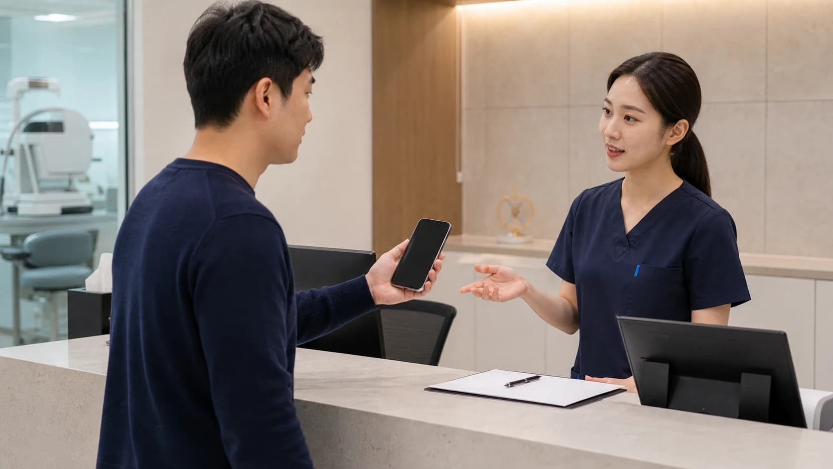 공공 공식 정보로 의료기관 신원과 답변 출처를 확인하는 정보 도해