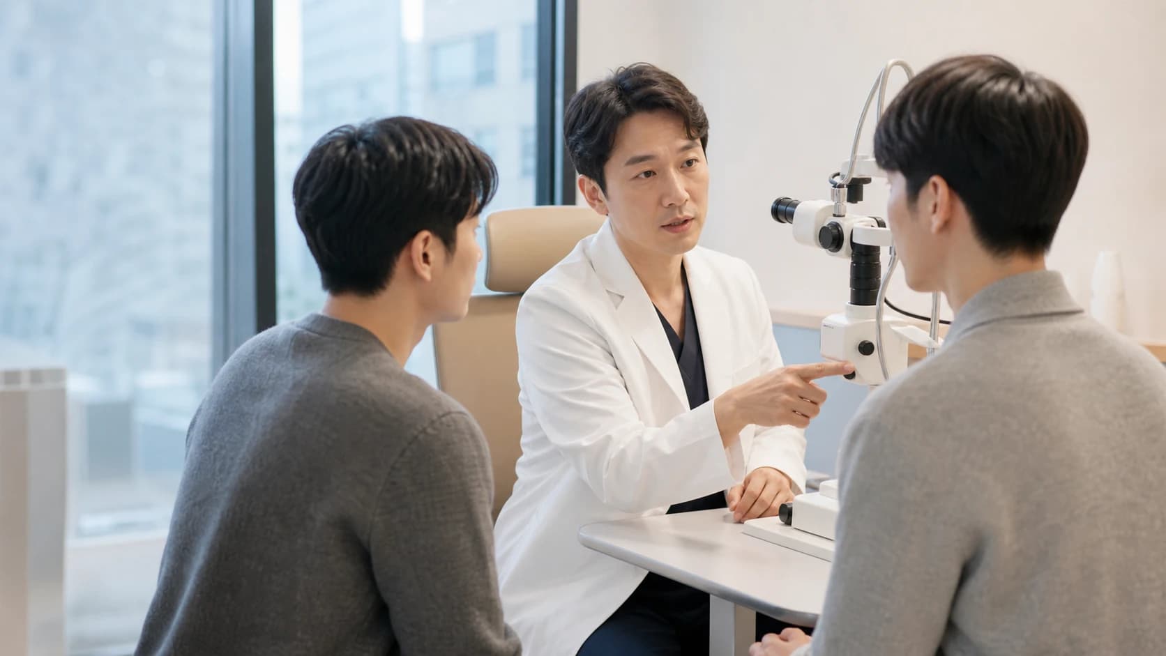 라식의 정확한 술식 절편 기기 소프트웨어 허가 적용 눈 목표 시기와 버전을 확인하는 정보 도해