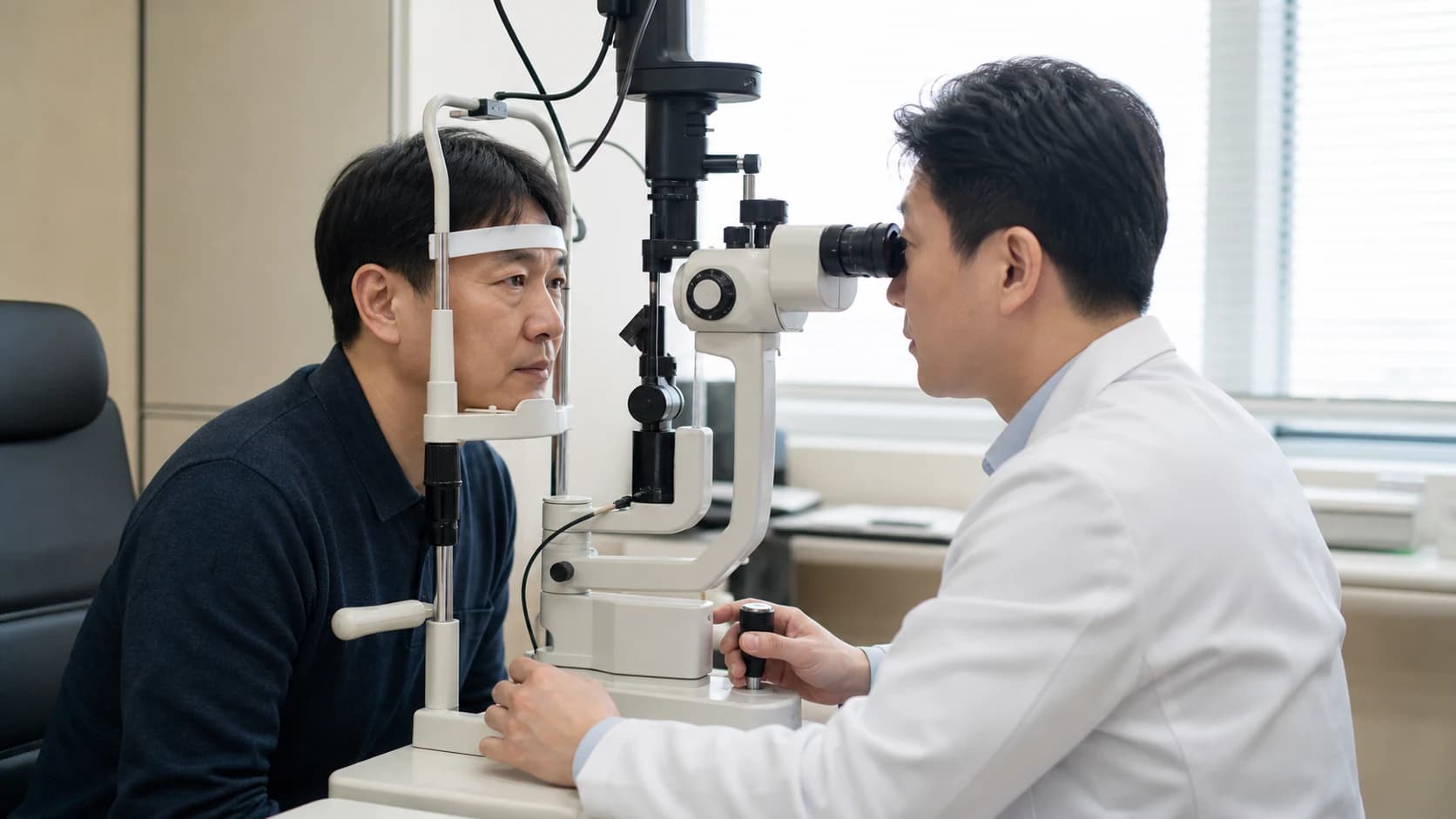 안과 검사 결과의 검토 우선순위 전달 수신 이해 질문 기회 다음 행동 기한 책임과 완료 확인을 잇는 폐쇄루프 정보 도해