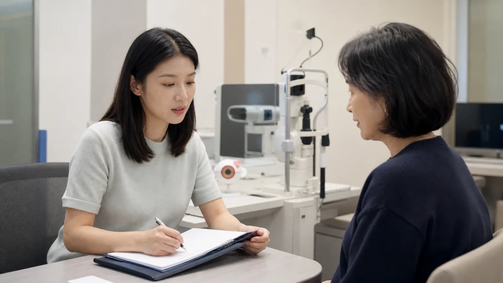 동행과 생활 과업, 경과 방문 준비를 실제로 수행할 수 있는지 함께 점검하는 장면