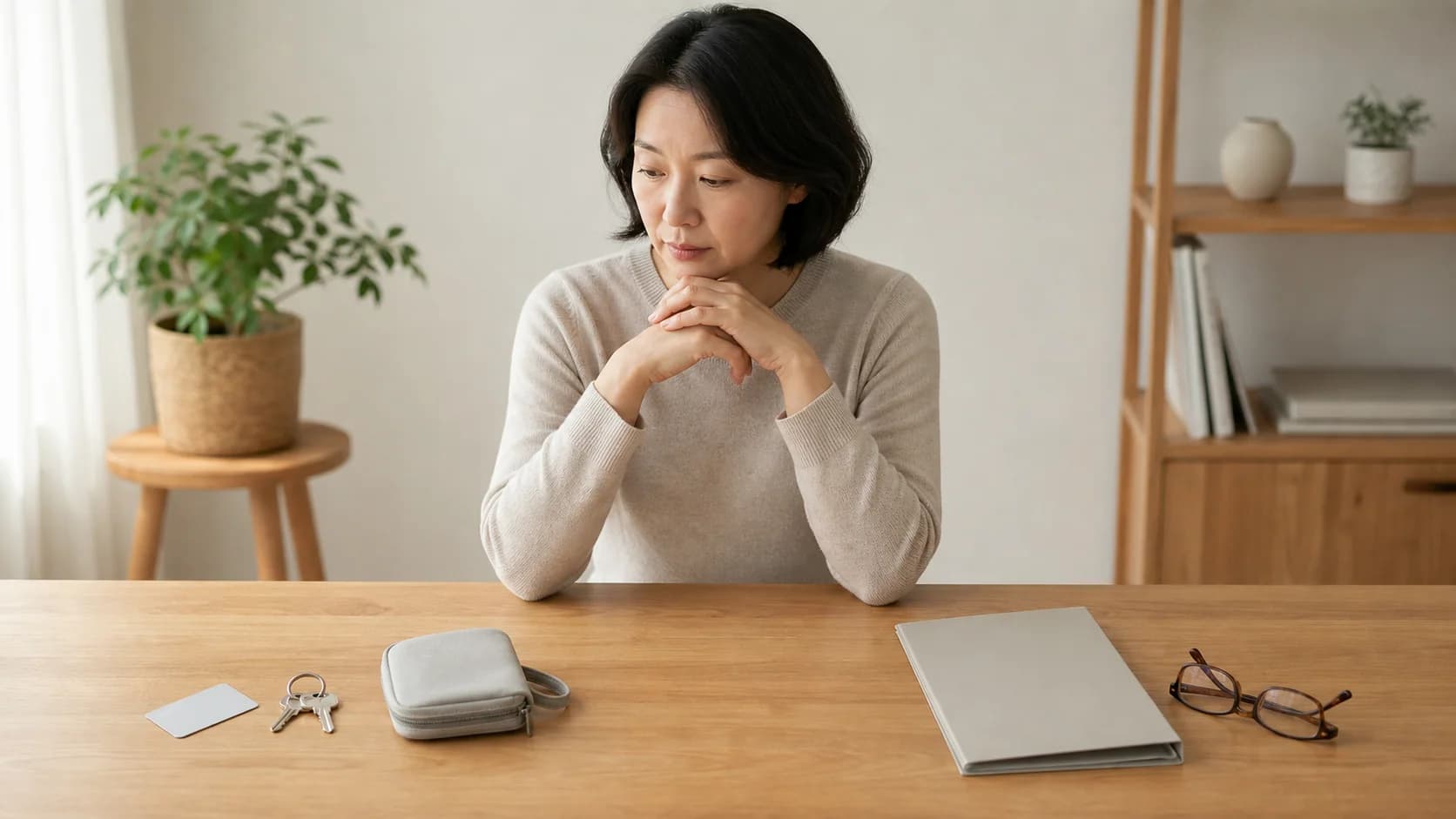 이동·동행 준비물과 의료 판단 자료를 서로 다른 묶음으로 분리하는 장면