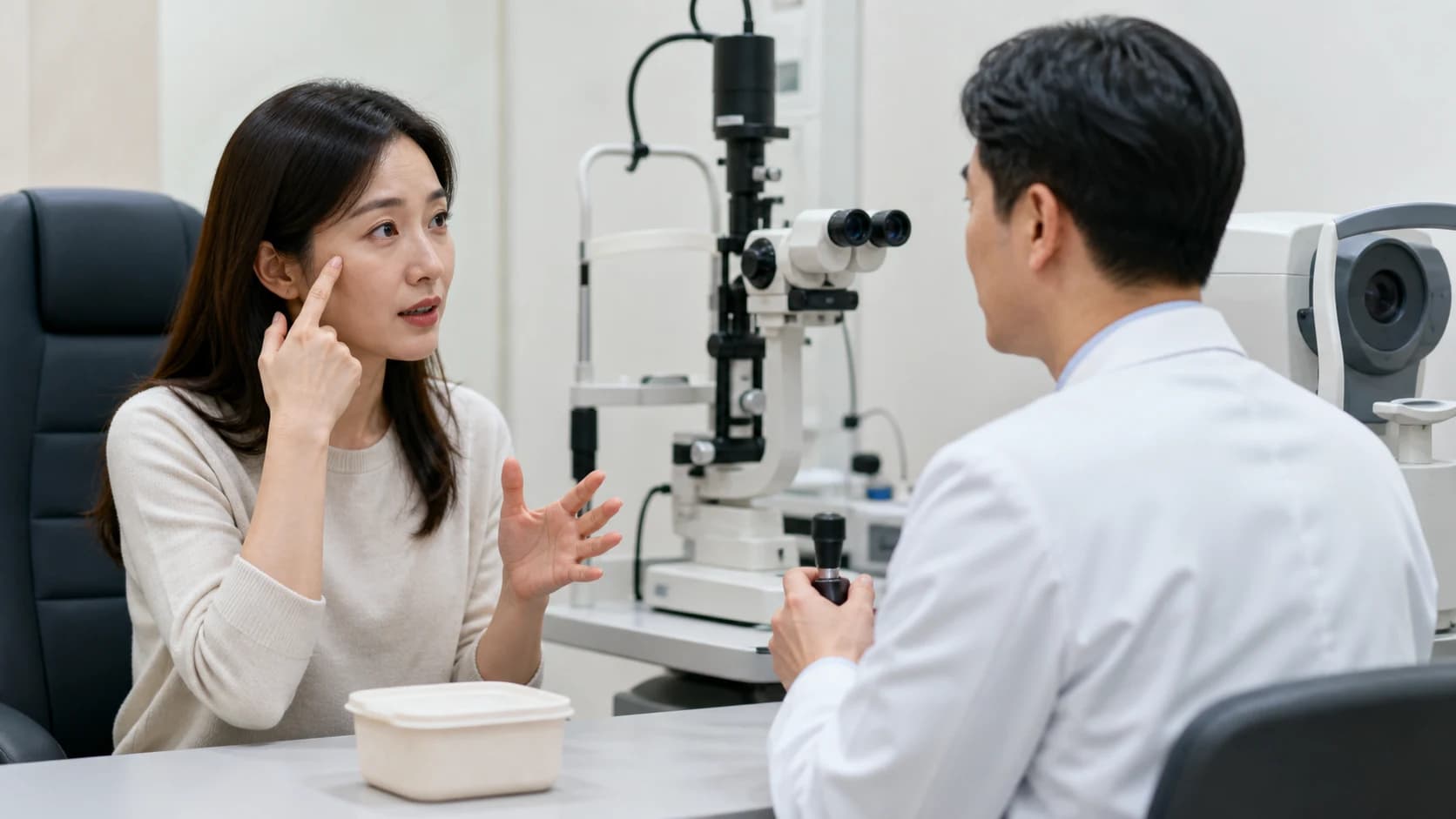 백내장 시각 기능과 불편 맥락, 식품 주장을 서로 다른 자료로 분리하는 중장년 성인