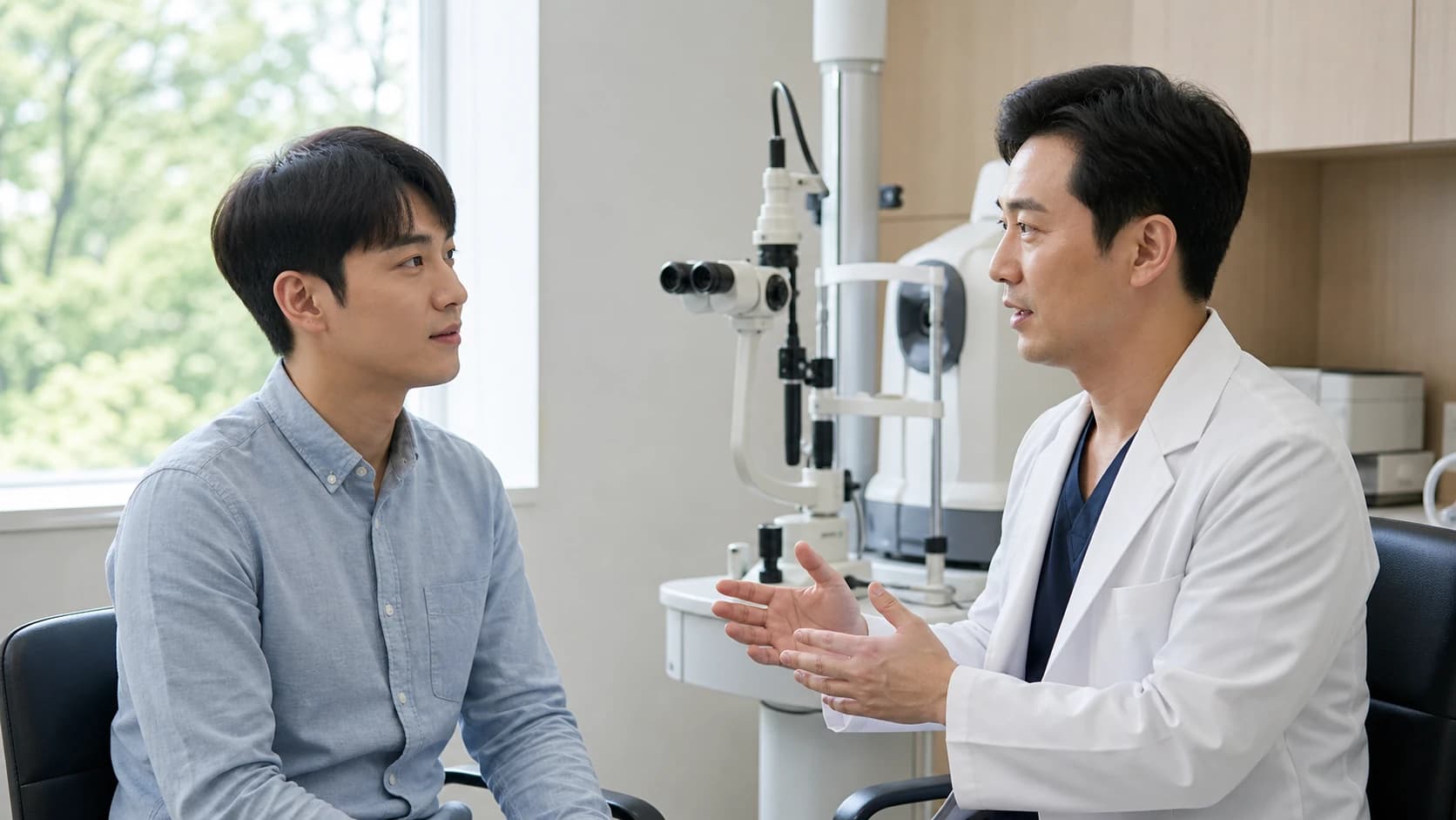 라식 후 일상 복귀를 확인하는 여섯 기능 도해
