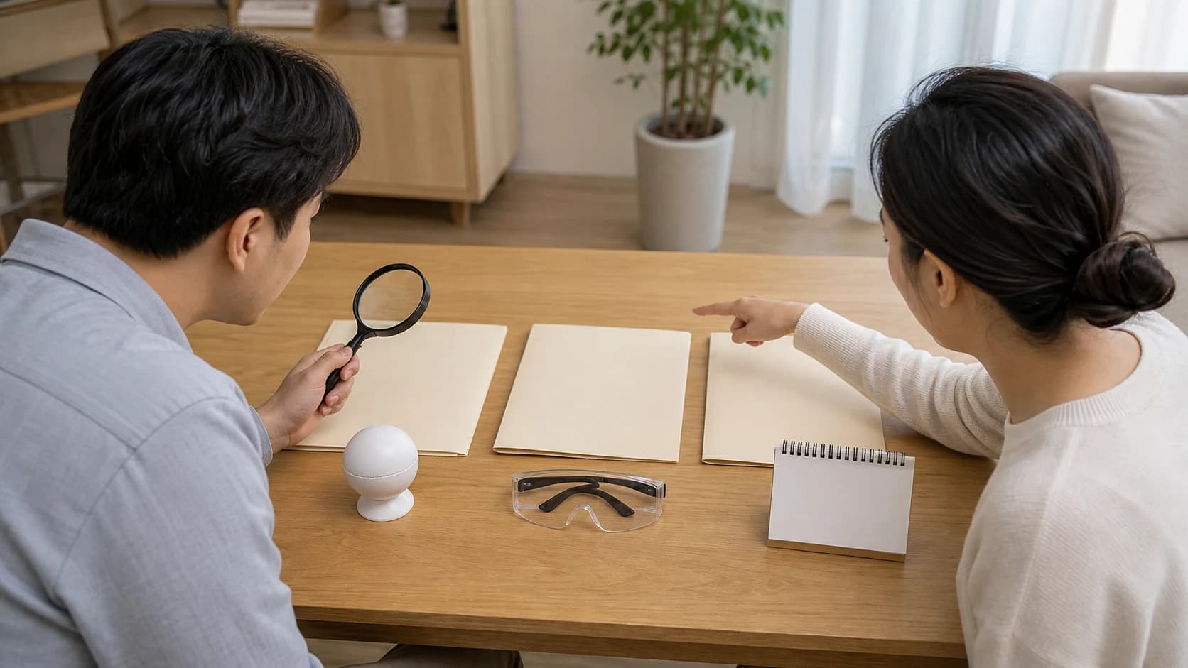 여러 병원을 검사·술식·포함 범위·위험 설명으로 비교하는 질문표