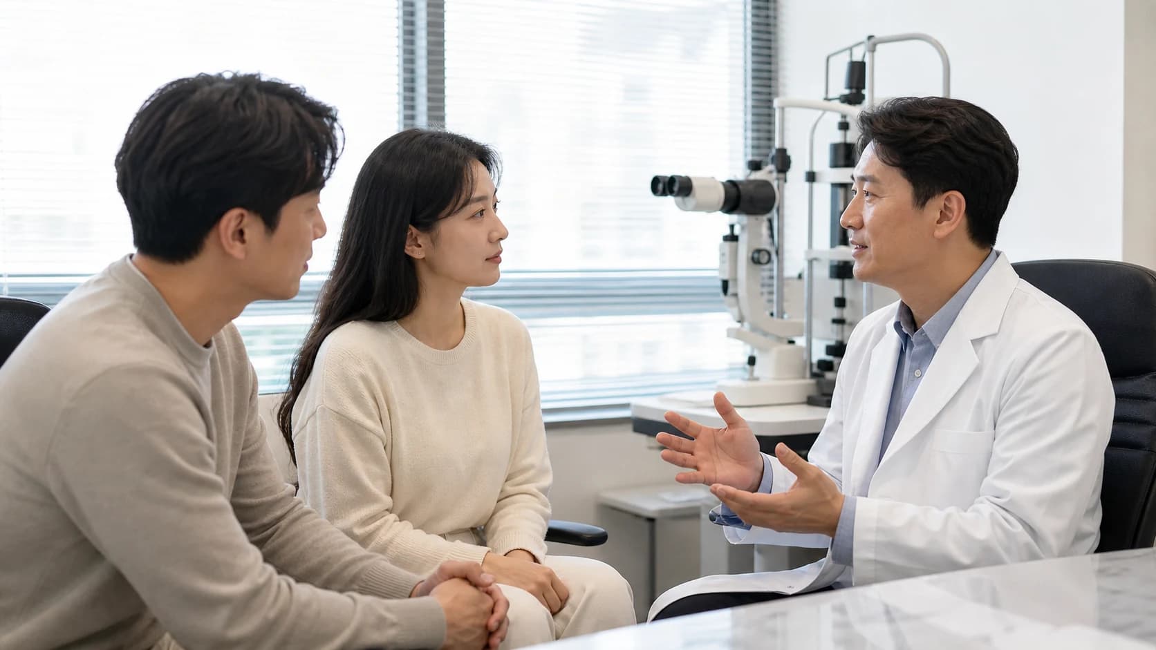 각막 측정·표면 접근·미세 절삭의 엑시머레이저 교정 원리